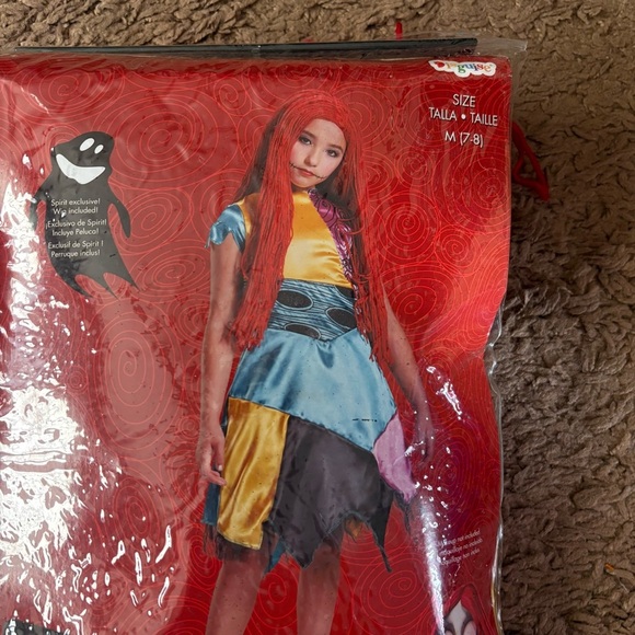 Sally Costume from The Nightmare Before Christmas Costume Disney Medium W/ Wig - Picture 3 of 4